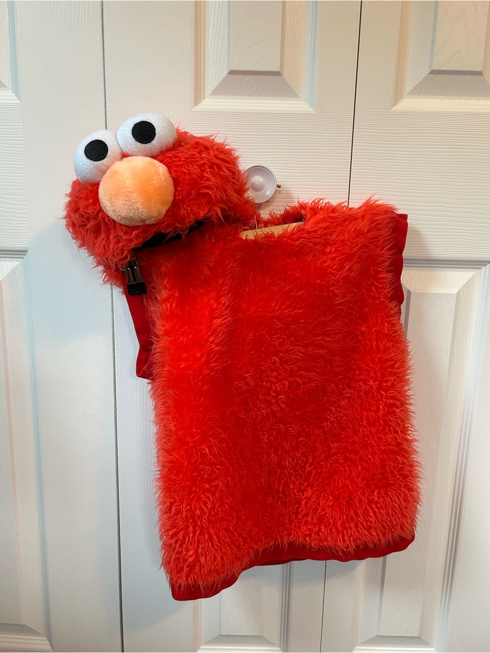 Halloween costume 3T-4T Sesame Street Red Fuzzy Character Hood